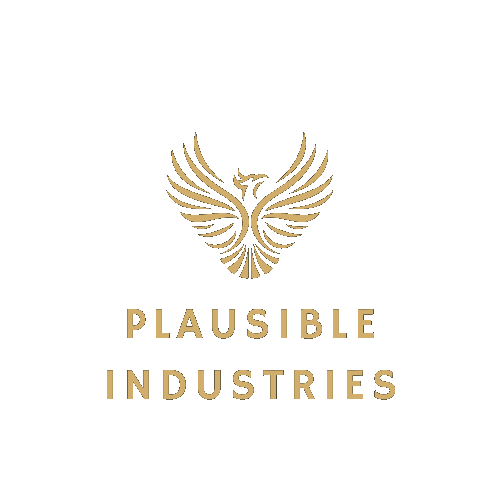 The Venerable Plausible Industries Logo